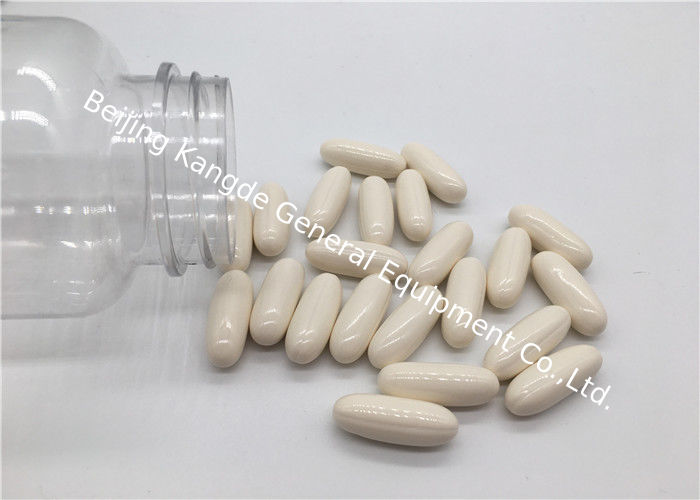 Oblong Shaped Calcium Carbonate Vitamin D3 Softgels For Bone Health BS05