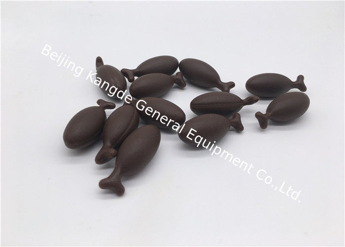 Chocolate Flavor Lutein Chewable Softgels For Eye Health Antioxidant Carotenoid