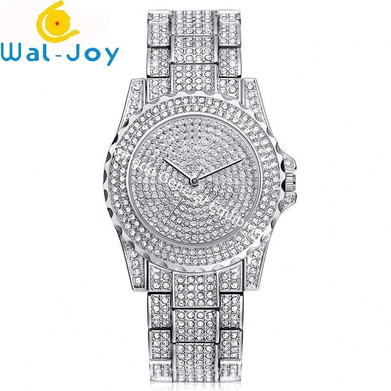 WJ-6433 Crystal Rhinestone Charming Beautiful Elegant Fashion Fancy Wristwatch