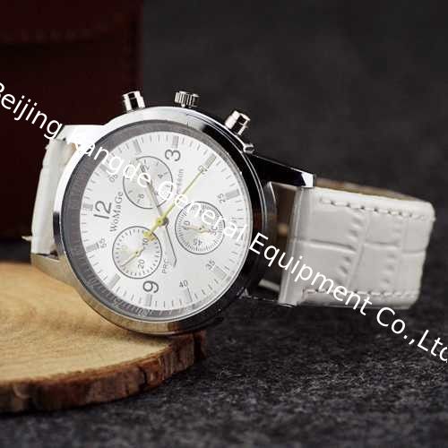 WJ-3250 Womage vogue hot sale newest charming leather high quality quartz men wrist watch