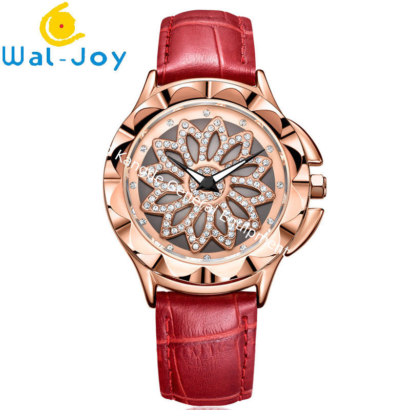 WJ-7603 Miss MEGIR Magel 2059 Fashionable Quartz Watch Water Diamond Decorative Dial Luxury Women's Watch