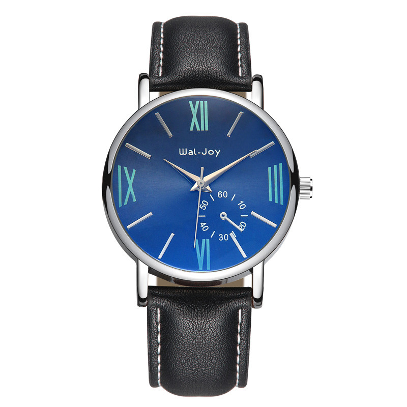WJ-8102 New Design Factory Business Men Watches Waterproof Low OEM Handwathces Quartz Leather Wrist Watches