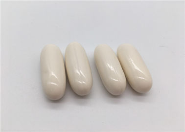 Oblong Shaped Calcium Carbonate Vitamin D3 Softgels For Bone Health BS05