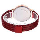 WJ-8568 Sky Alloy Face Fashion Charm Ladies Stainless Steel Magnetic Woman Mesh Wrist Watch