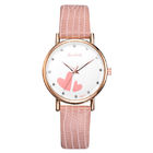 WJ-8451Fashion Woman Good Quality Alloy Watch Case China Leather Watch