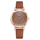 WJ-8387 Women Fashion Wrist Bracelet Leather Alloy Case Watch