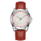 WJ-8105 Good Price High Quality Hot Sale Quartz Watch Low MOQ OEM Wristwatch Leather Strap Waterproof Watch