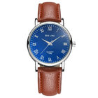 WJ-8101 New Style Hot Selling High Quality Leather Men Watch Popular Fashion Life Waterproof Male Quartz Handwatches