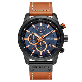 CURREN-8291 China Direct Factory Leather Watch CURREN Sport Watches