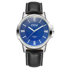 WJ-8103 Factory Latest Design Men Watches Small OEM Handwatches For Gentleman Business Waterproof Leather Quartz Wrist Watches