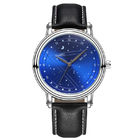 WJ-8109 Fashion Leather Wristwatch Waterproof Simple Popular Male watch Can Accept Small MOQ OEM Watch