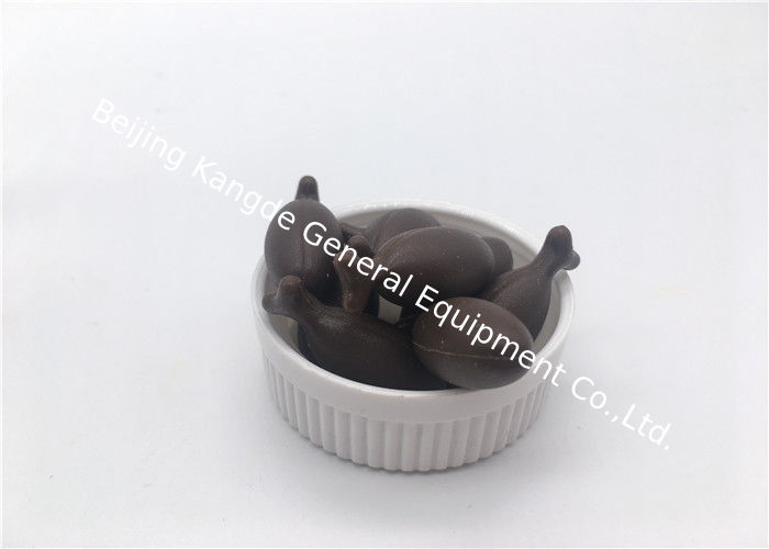 Chocolate Flavor Lutein Chewable Softgels For Eye Health Antioxidant Carotenoid