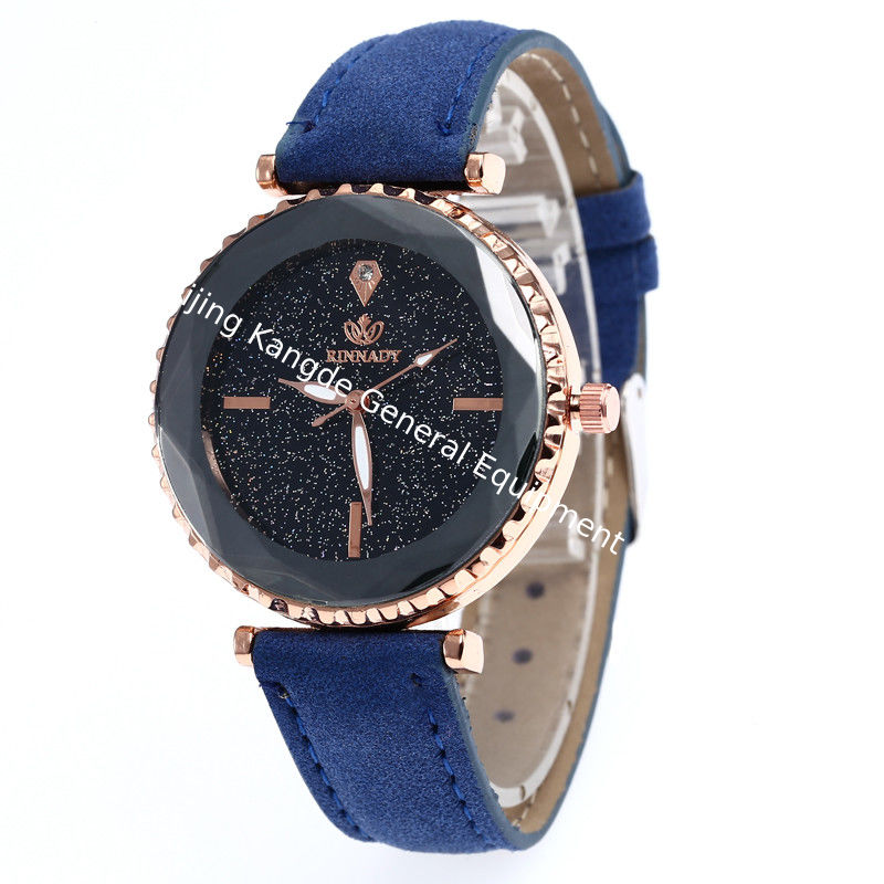 WJ-7979 New Fashion  Ladies Leather Strap  Quartz Wrist Watch