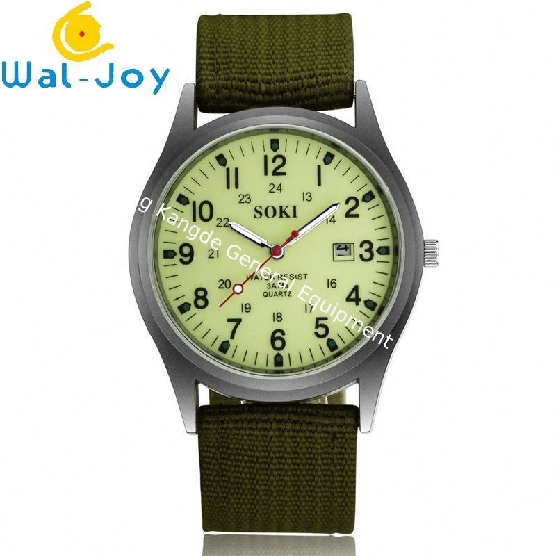 WJ-4613 Unique Canvas Strap Fashion Calendar High Quality Men Wrist Watches