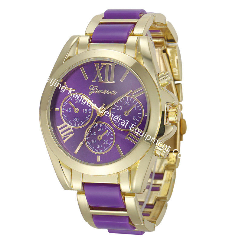 WJ-3589 multicolor stainless steel charming vogue Geneva best selling wrist hand watch