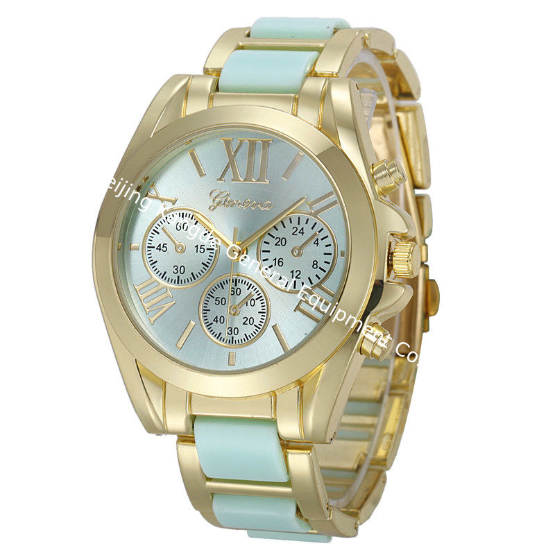 WJ-3589 multicolor stainless steel charming vogue Geneva best selling wrist hand watch