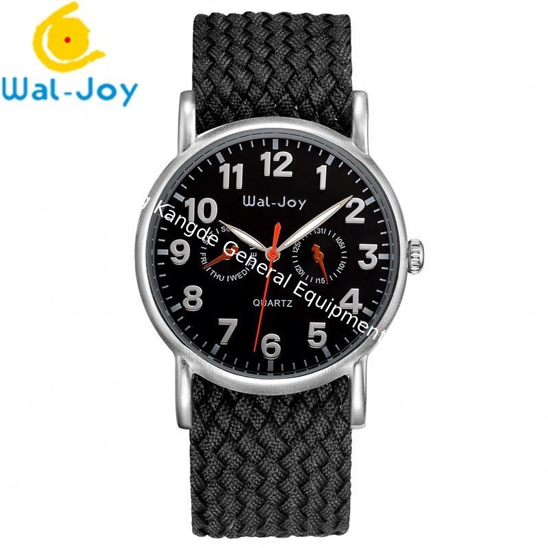WJ8004 Waterproof Best Sale Quartz Colorful Nylon Strap Trendy Men Wal-Joy Watch