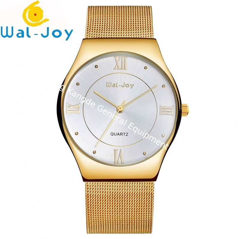 Wal-Joy Brand Men Fashion Quartz 3ATM Waterproof Mesh Belt Wrist Watch WJ8003