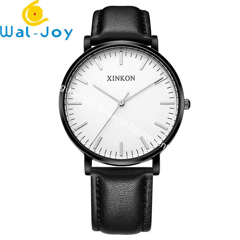 WJ-3751-3 New design unisex quartz watches high quality leather handwatches waterproof wristwatches