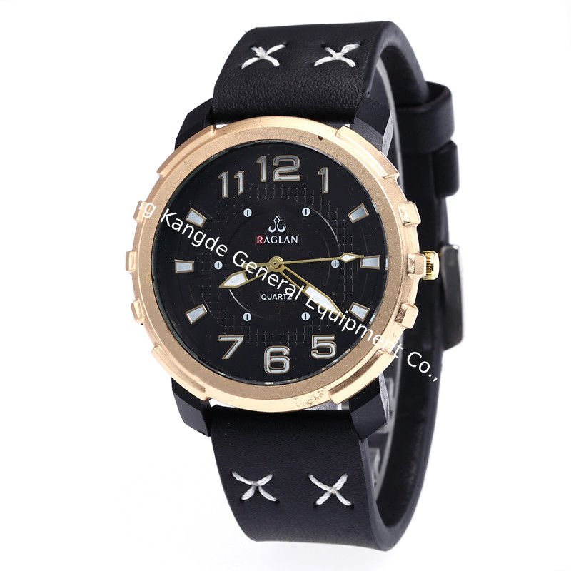 WJ-7968 New Style Leather Strap Style Leather Band Smart Watch For Men