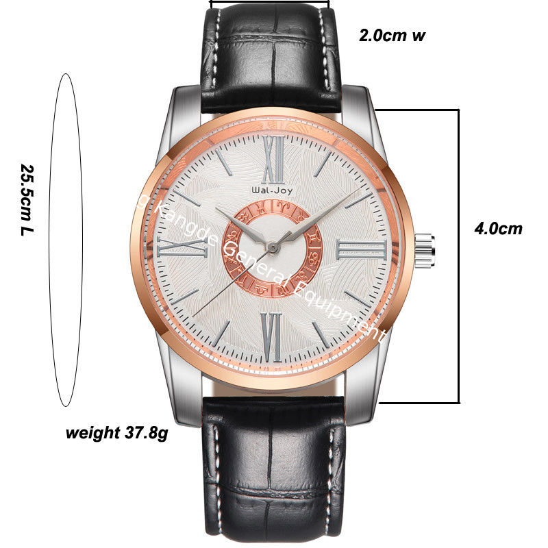 WJ-8106 Fashionable Simple Men's Watch Waterproof High-quality Quartz watch High-grade Low MOQ OEM watch