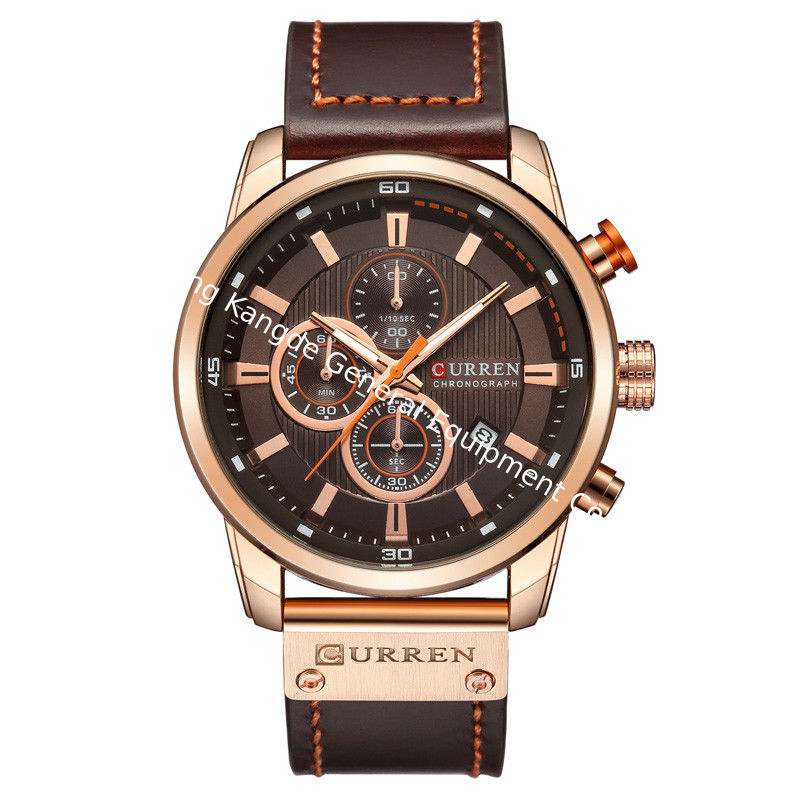 CURREN-8291 China Direct Factory Leather Watch CURREN Sport Watches