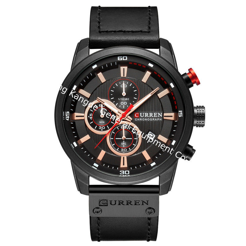 CURREN-8291 China Direct Factory Leather Watch CURREN Sport Watches