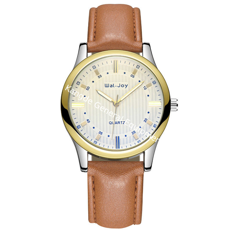 WJ-8107 New Design Factory Business Men Watches Waterproof Small OEM Handwathces Quartz Leather Wrist Watches