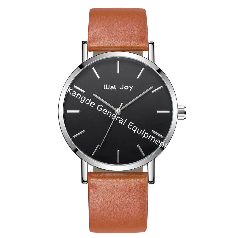 WJ-6494 Custom Own Brand Luxury Fashion Genuine Leather Watch Men Simple Classical Wristwatch