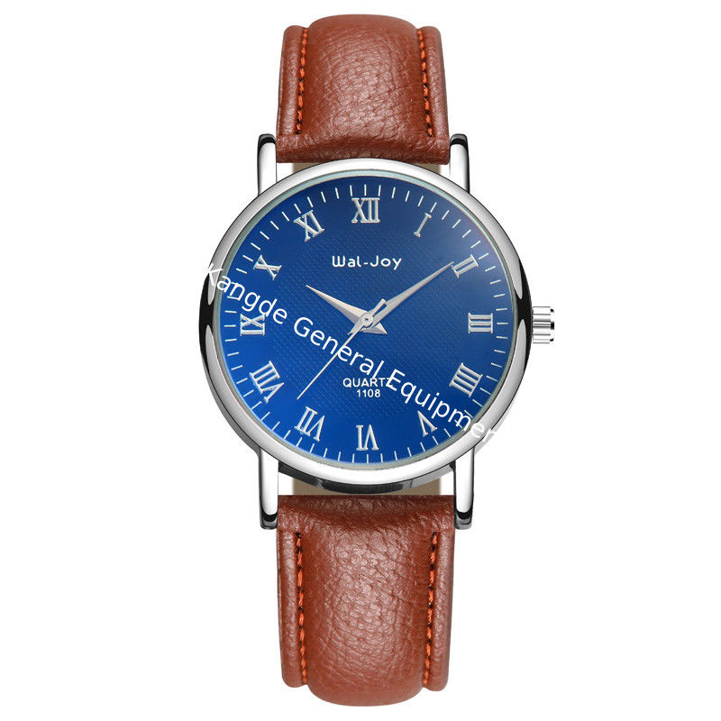 WJ-8101 Factory Latest Design Men Watches Small OEM Handwatches For Gentleman Business Waterproof Leather Quartz Wrist Watches