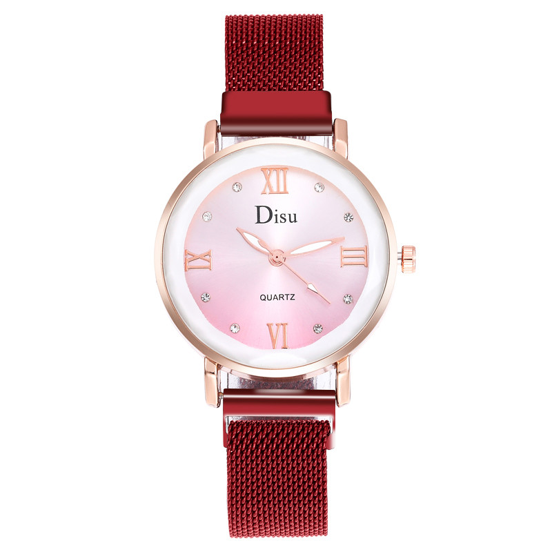 WJ-8458 New Fashion Watch Ladies Chinese Good Quality Magnetic Watch Strap Stainless Steel Band Watch