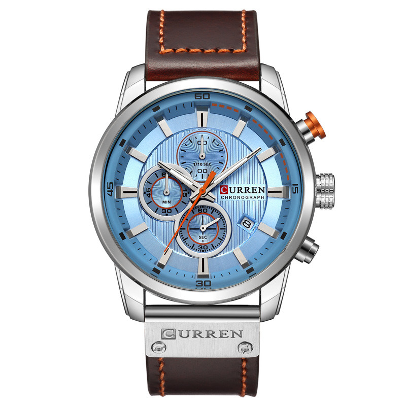 CURREN-8291 China Direct Factory Leather Watch CURREN Sport Watches