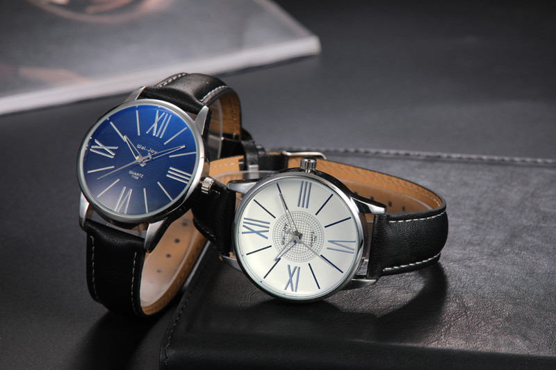 WJ-8111 Your Logo Newest Style Leather Band Handwatches for Men Concise Cheap Business Men Watches with Waterproof